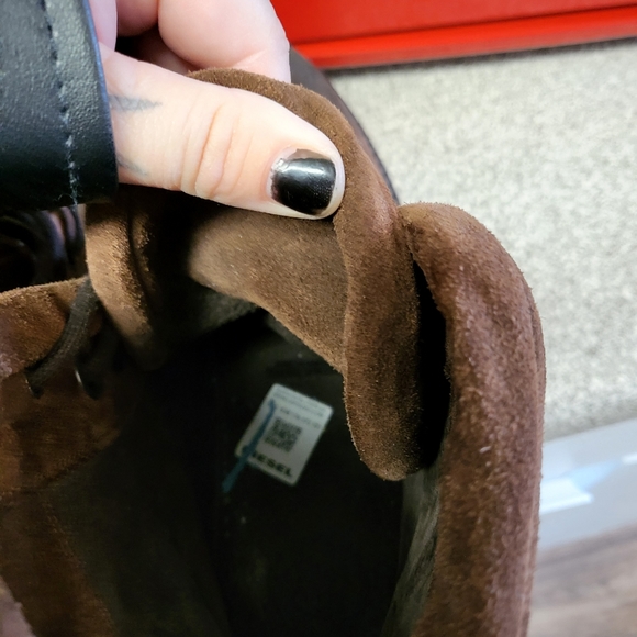 Mens Diesel Boots brown size 8 - Picture 4 of 6